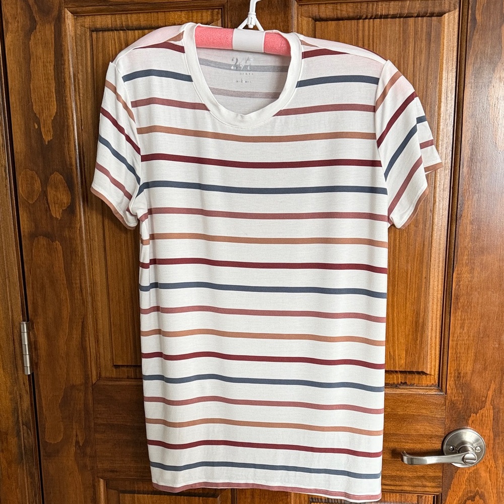 Maurice’s silky tunic-length t-shirt